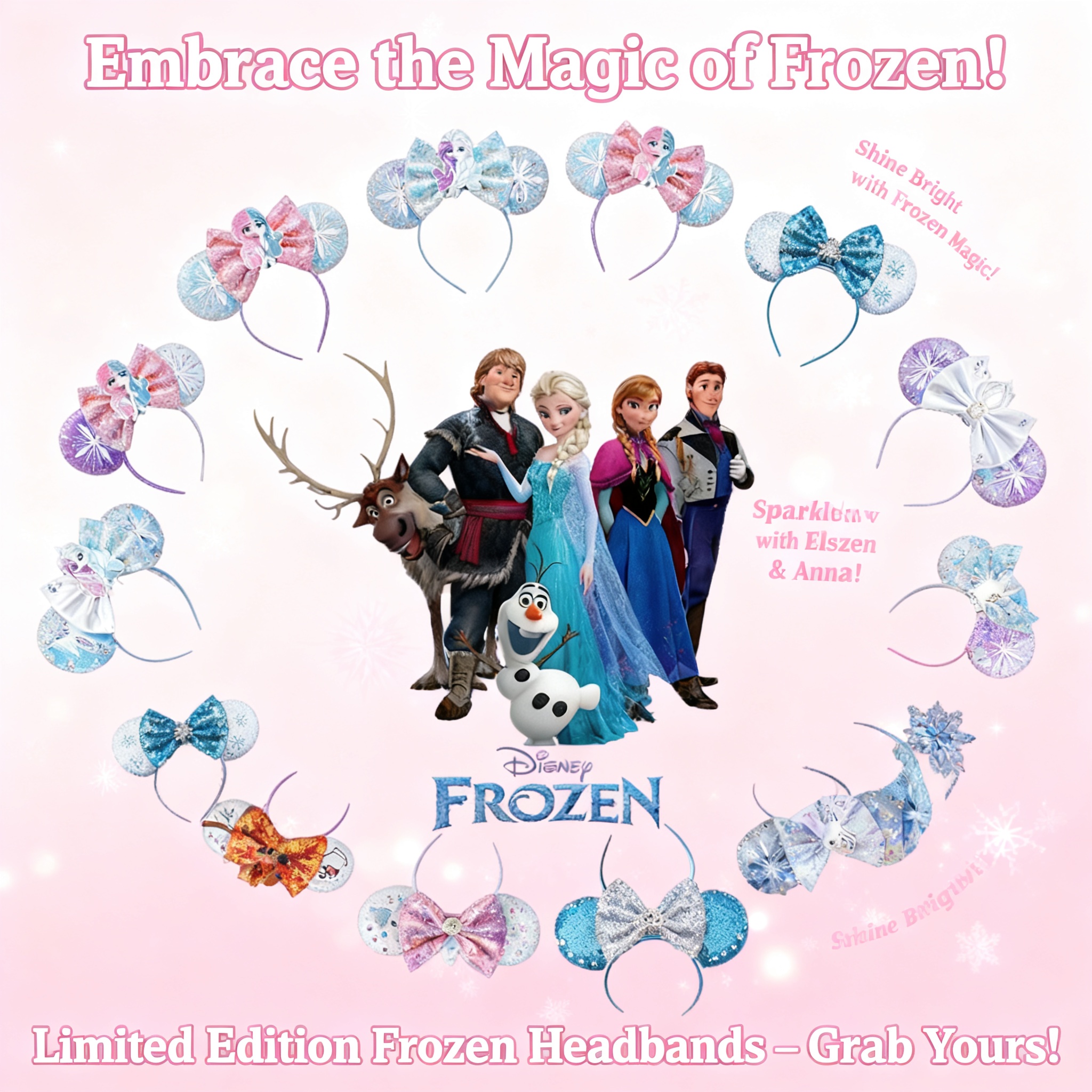 Women'S Accessories List - Disney Frozen Elsa Princess Anna Snowflake
