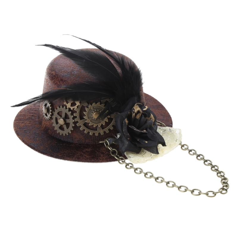 Women'S Victorian Era Accessories - Women Halloween Gothic Mini Top Hat