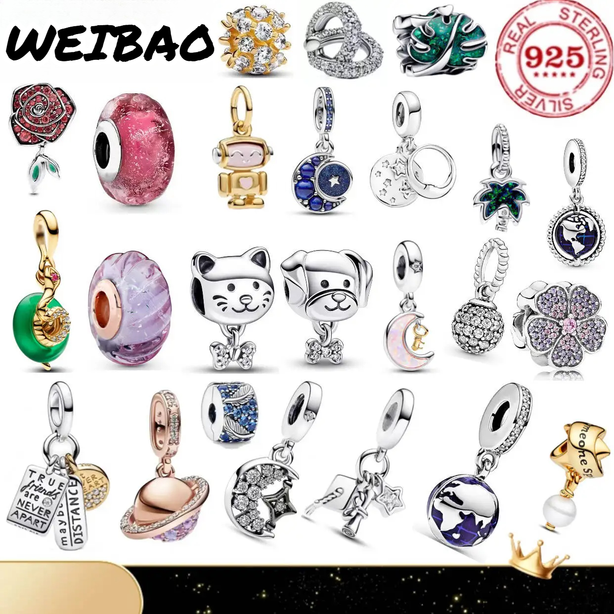 Women Accessories Dropshipping - 925 Pure Silver Pendant: Exquisite Sun