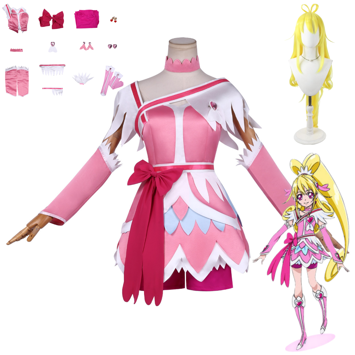Women'S Accessories List - Anime Doki Doki! PreCure Cure Heart