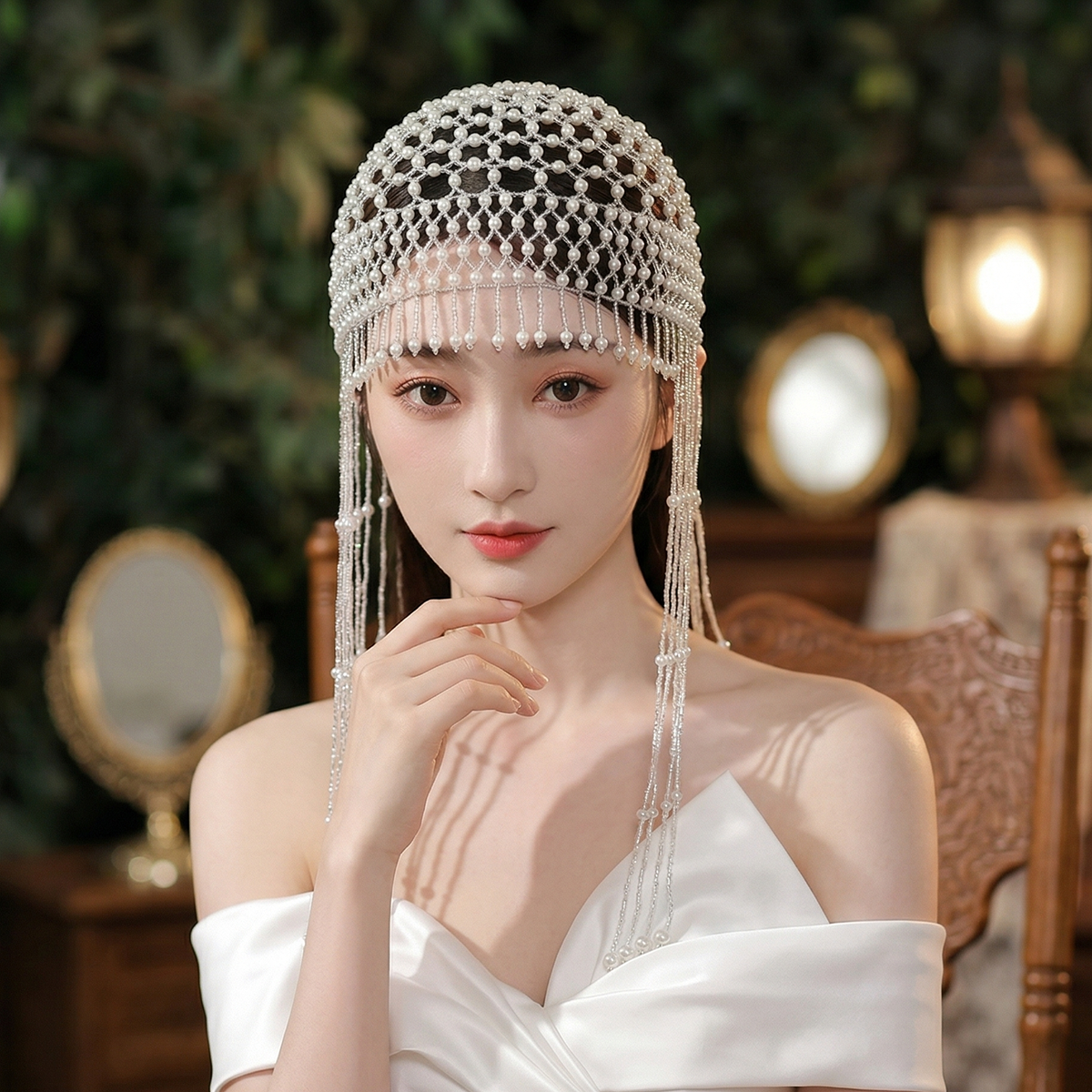 Luxury Pearls Beaded Headwrap  – Women'S Accessories List Bewertung und Preis