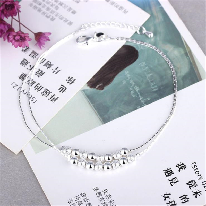 KOFSAC Summer New 925 Sterling – Beaded Anklet Chain Bewertung und Preis
