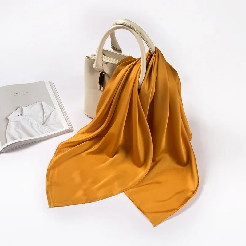 Satin Scarf Women 70cm Solid C – Women Accessories Wholesale China Bewertung und Preis