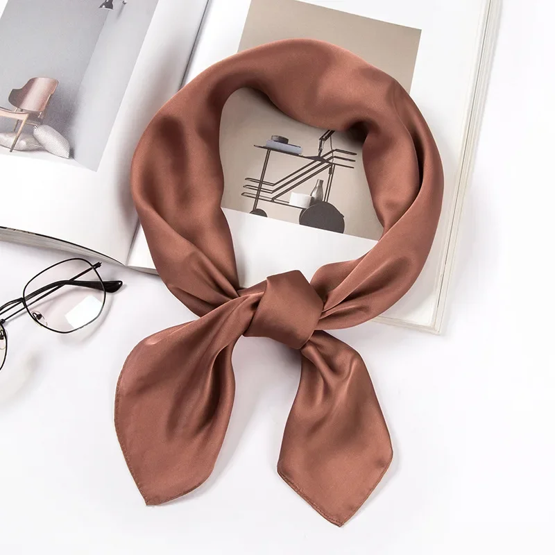 Satin Scarf Women 70cm Solid C – Women Accessories Wholesale China Bewertung und Preis