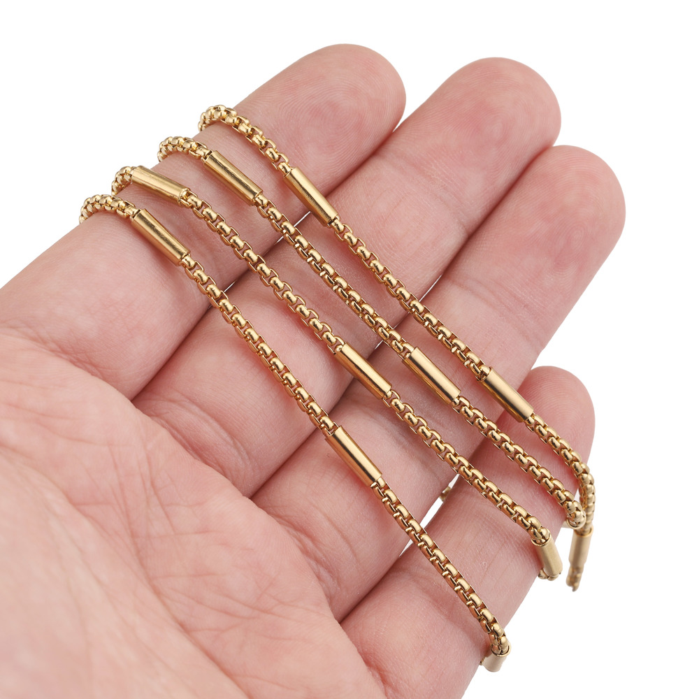 2M Stainless Steel 2mm Gold Pi – Beaded Anklet Chain Bewertung und Preis