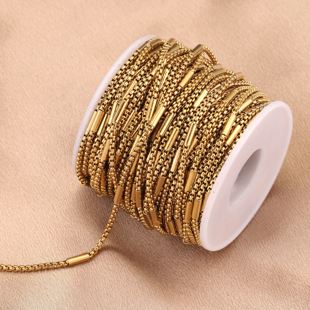 2M Stainless Steel 2mm Gold Pi – Beaded Anklet Chain Bewertung und Preis