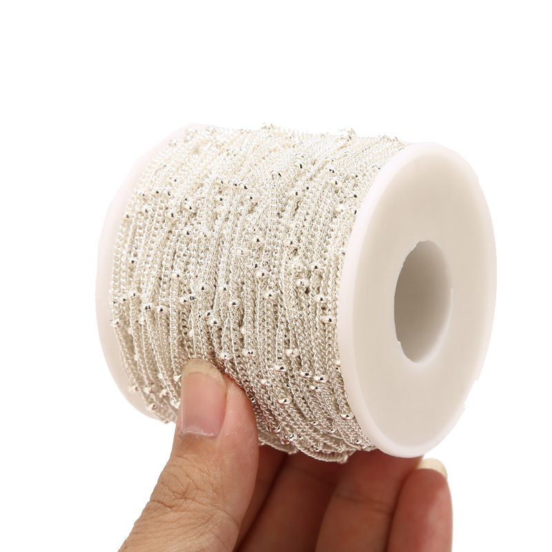 2 Meters Stainless Steel Silve – Beaded Anklet Chain Bewertung und Preis