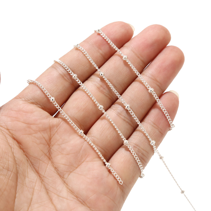 2 Meters Stainless Steel Silve – Beaded Anklet Chain Bewertung und Preis