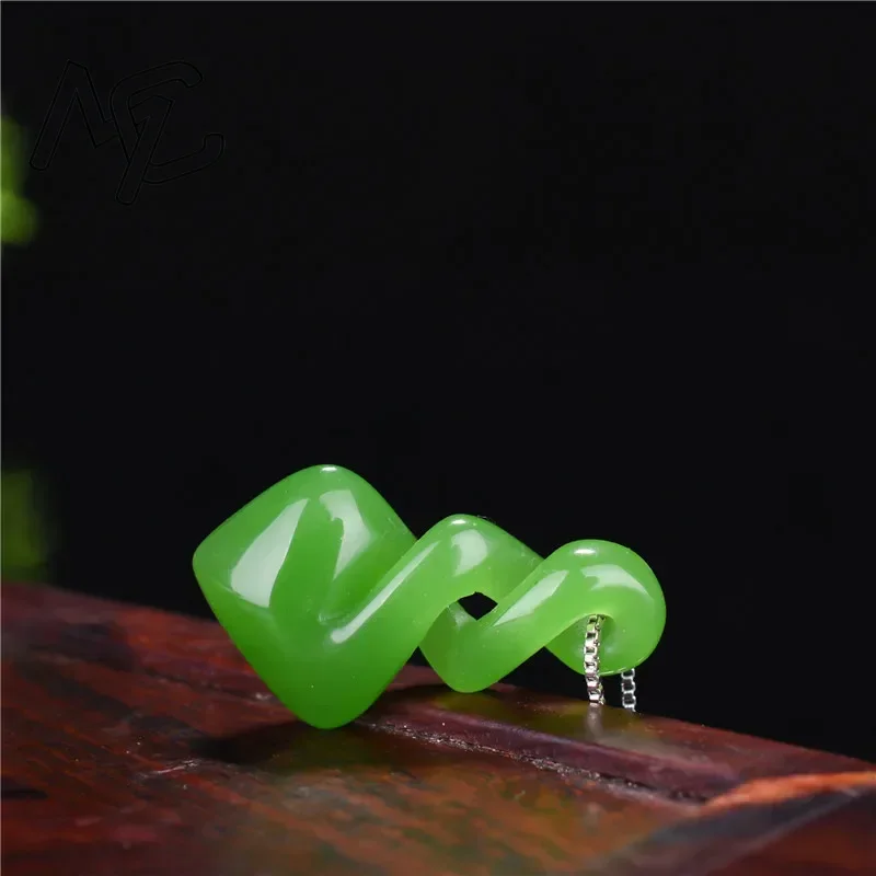 Natural Hetian Jade Green Colo – Women Accessories Dropshipping Bewertung und Preis