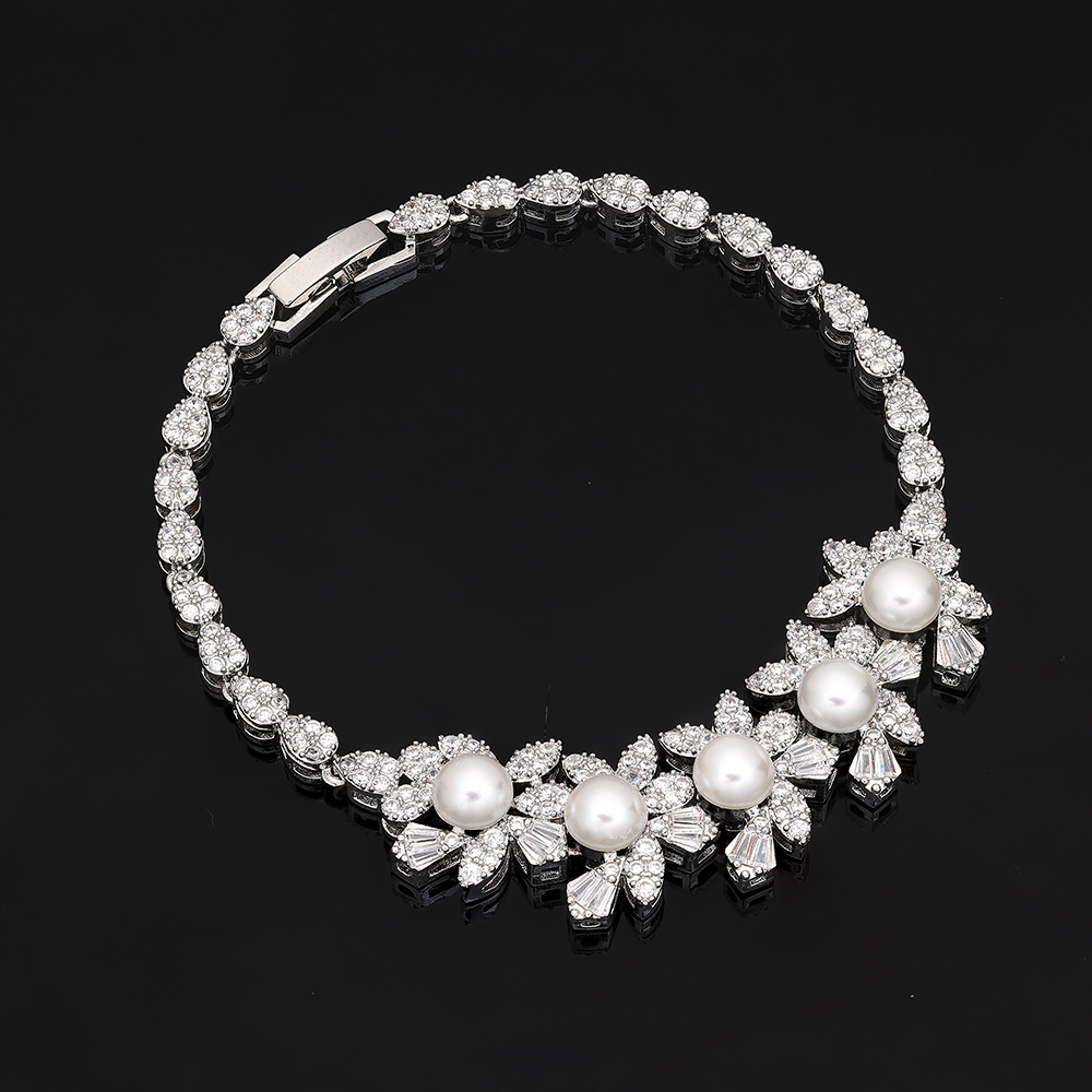 4PCS Wedding Jewelry Set Cubic – Women Accessories Uae Bewertung und Preis