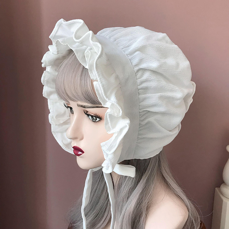 Maid Bonnet Hat Lolita Girl Co – Women'S Victorian Era Accessories Bewertung und Preis