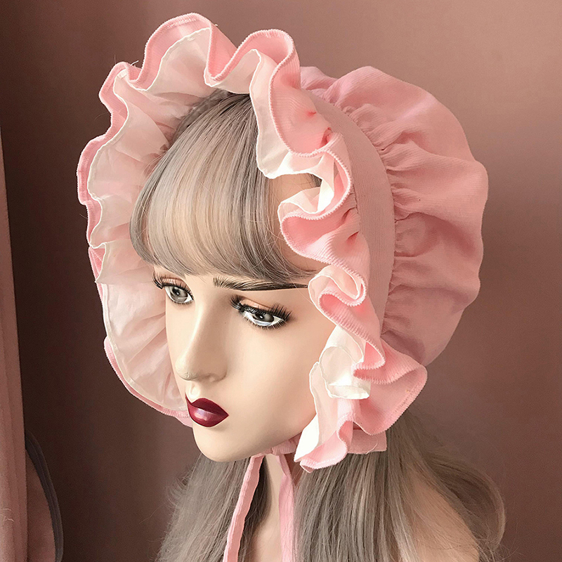Maid Bonnet Hat Lolita Girl Co – Women'S Victorian Era Accessories Bewertung und Preis