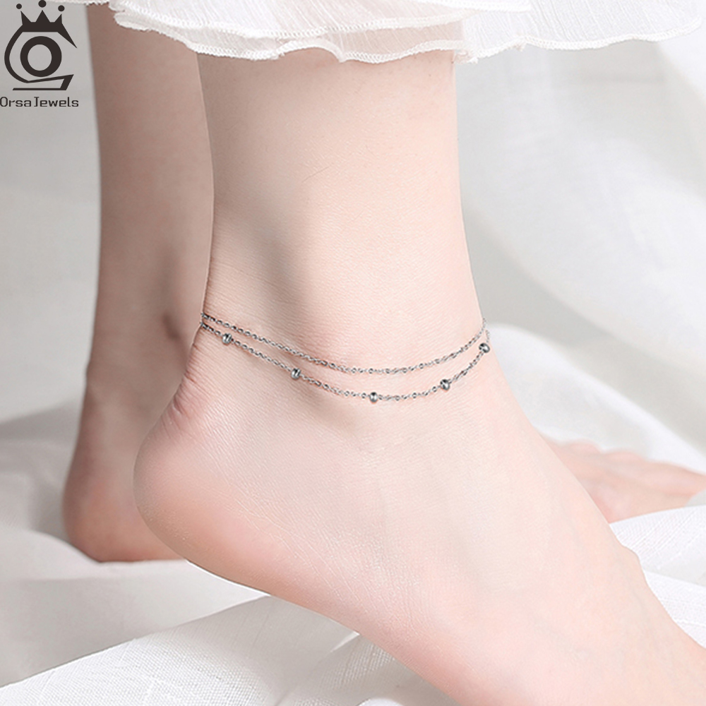 ORSA JEWELS Fashion 925 Sterli – Beaded Anklet Chain Bewertung und Preis