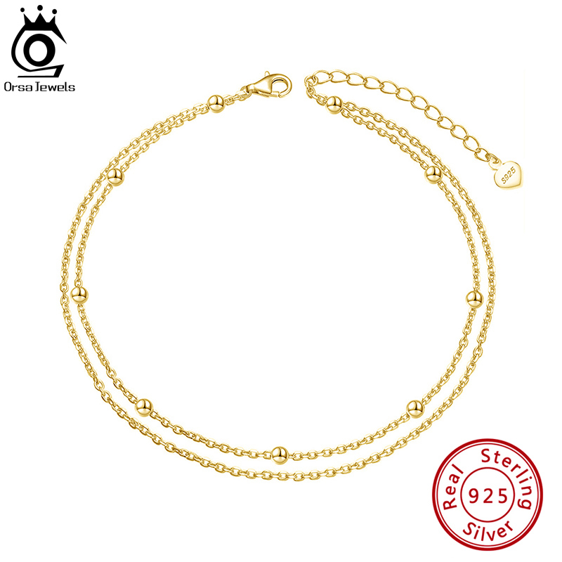 ORSA JEWELS Fashion 925 Sterli – Beaded Anklet Chain Bewertung und Preis