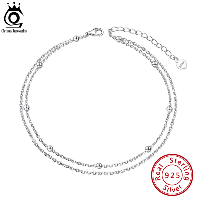 ORSA JEWELS Fashion 925 Sterli – Beaded Anklet Chain Bewertung und Preis