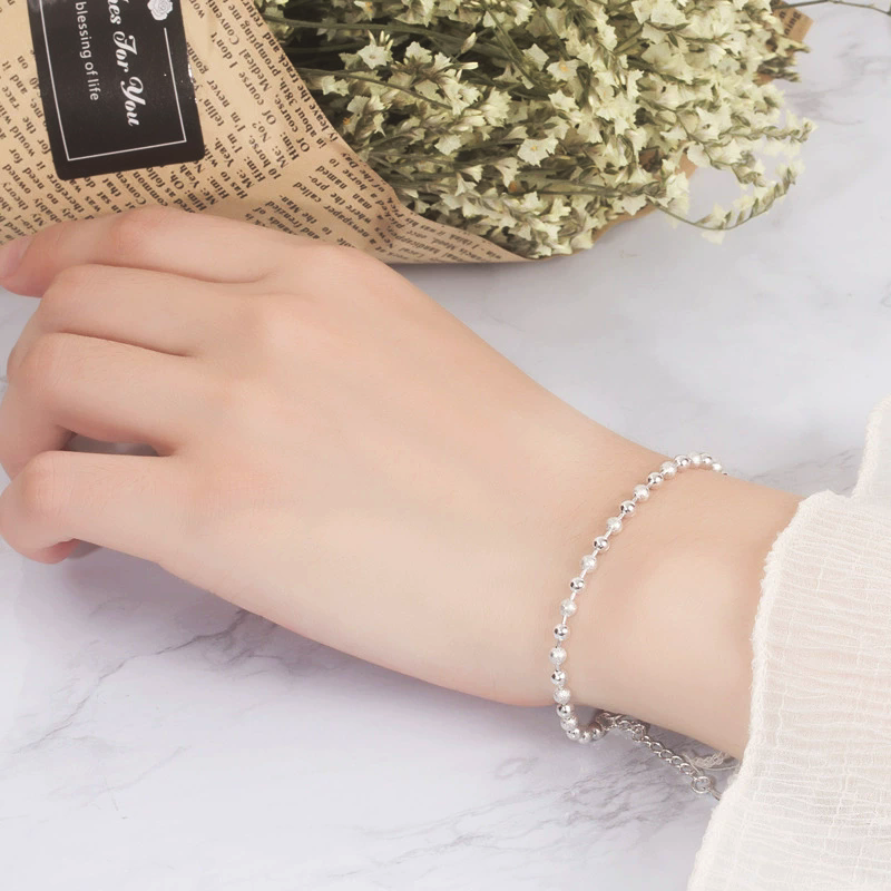 Classic Simple 925 Sterling Si – Beaded Anklet Chain Bewertung und Preis
