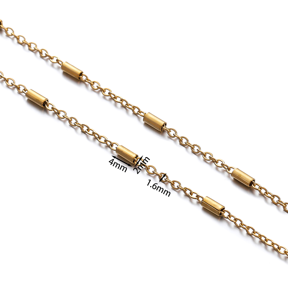 2Meters Stainless Steel Chain  – Beaded Anklet Chain Bewertung und Preis