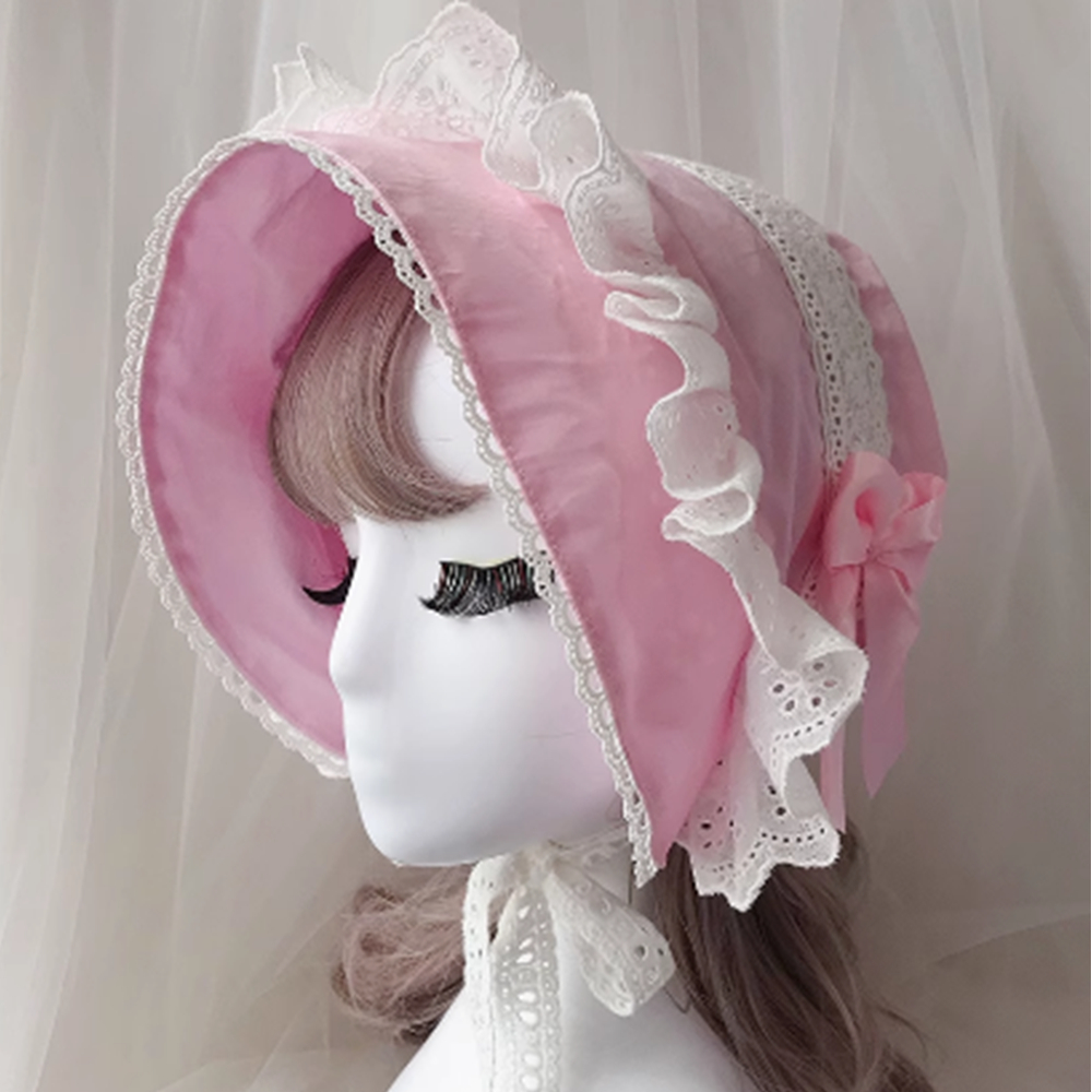 Cute Women Lolita Bonnet Vinta – Women'S Victorian Era Accessories Bewertung und Preis