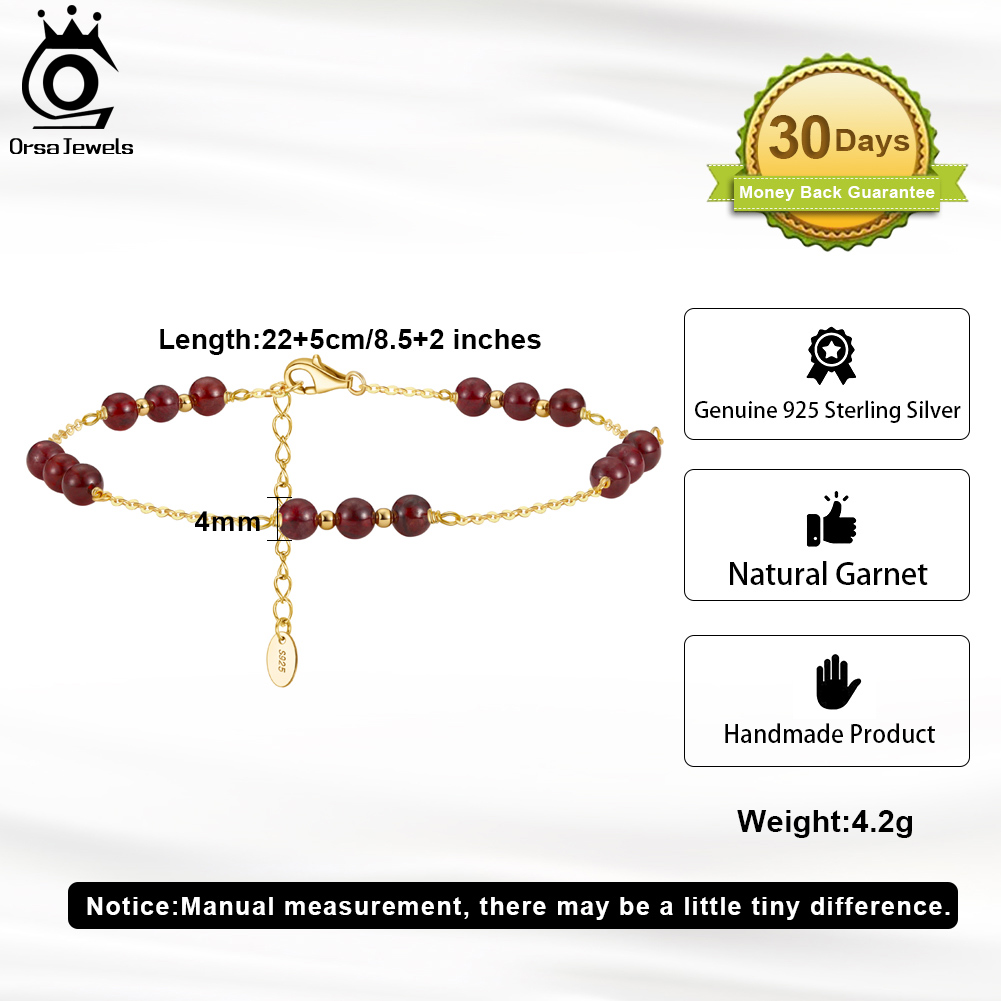 ORSA JEWELS 14K Gold Genuine 4 – Beaded Anklet Chain Bewertung und Preis