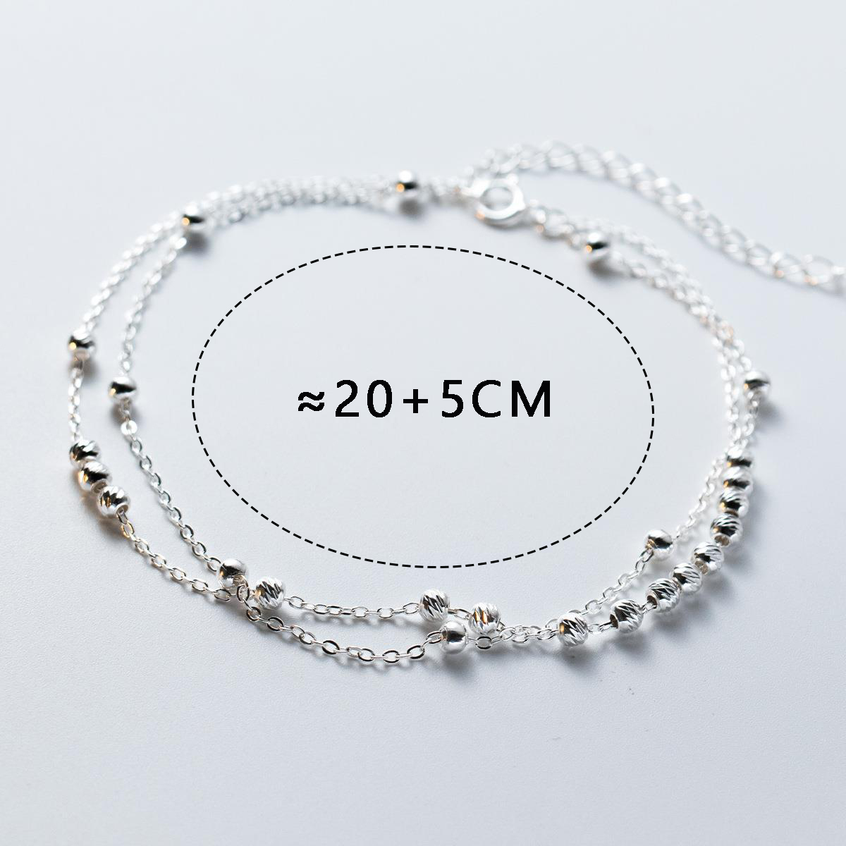MIQIAO 925 Sterling Silver Ank – Beaded Anklet Chain Bewertung und Preis
