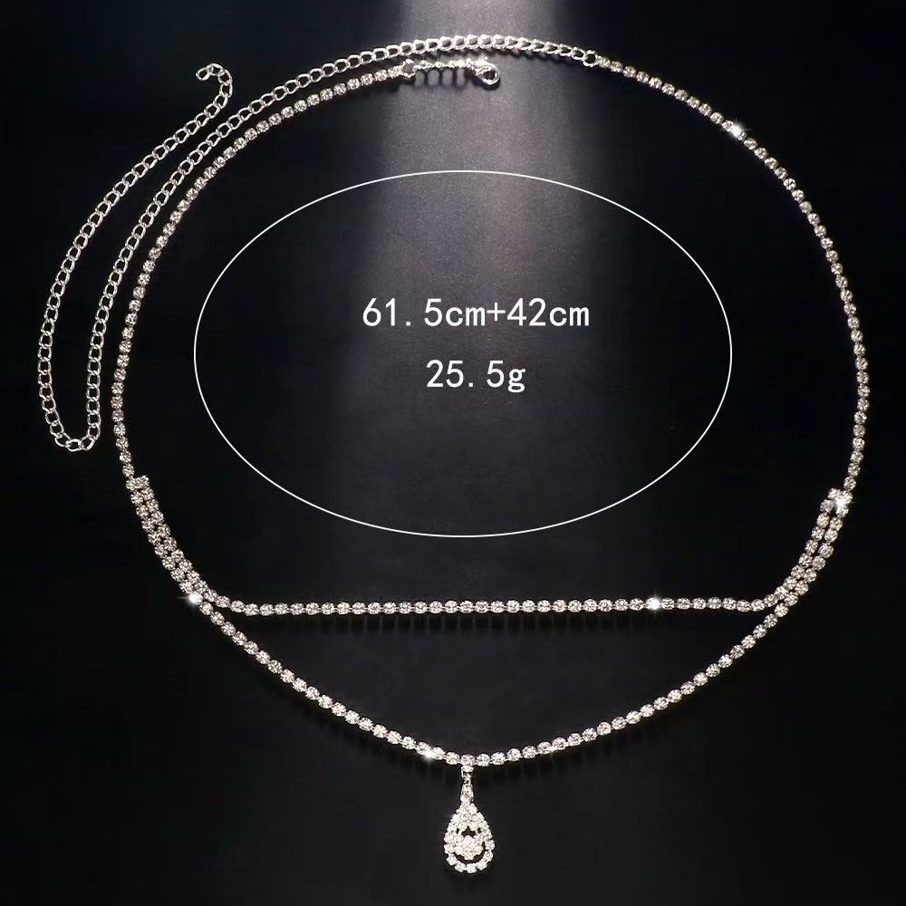Luxury Rhinestone Double Chain – Women Accessories Dropshipping Bewertung und Preis