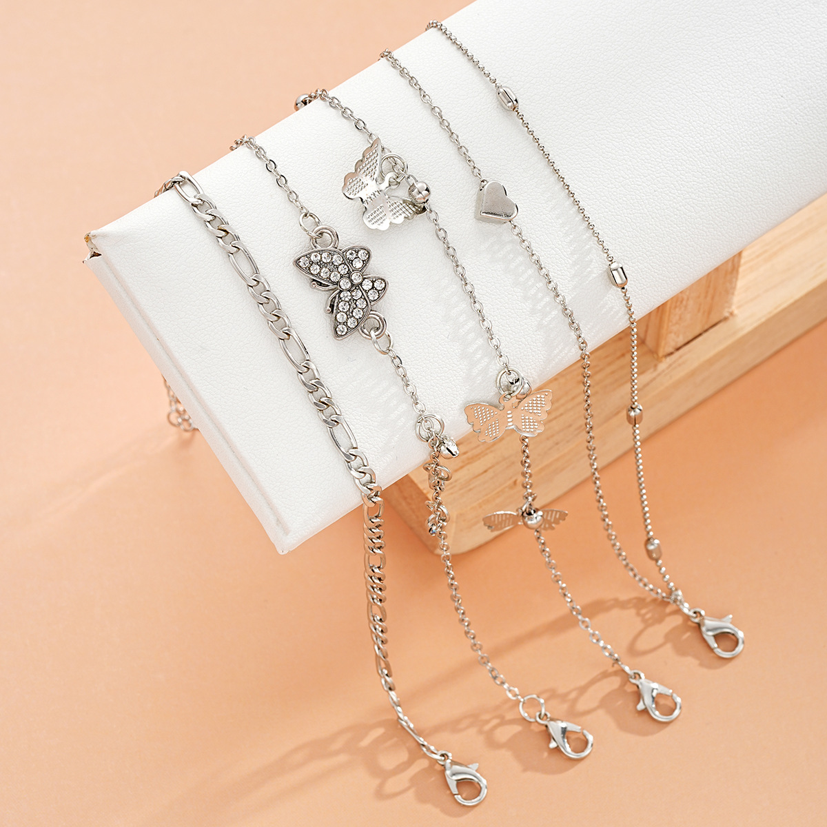 1set Fashionable Versatile Mul – Beaded Anklet Chain Bewertung und Preis