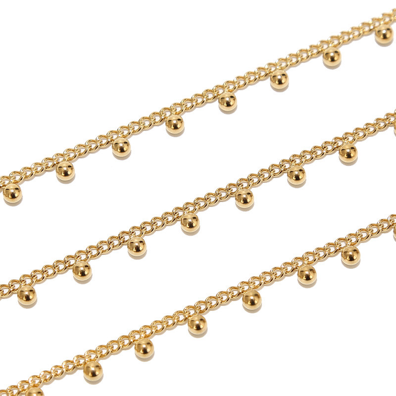 1 Meter Stainless Steel Drop B – Beaded Anklet Chain Bewertung und Preis