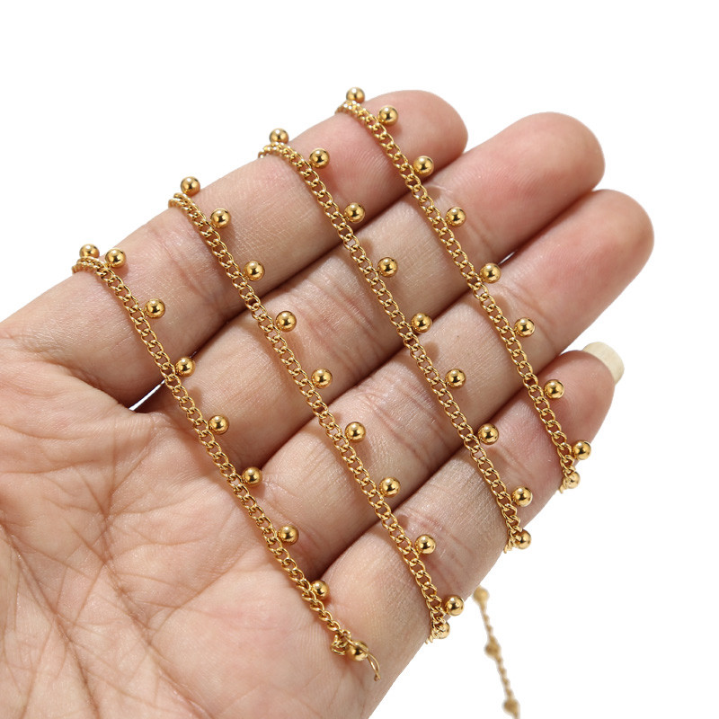 1 Meter Stainless Steel Drop B – Beaded Anklet Chain Bewertung und Preis