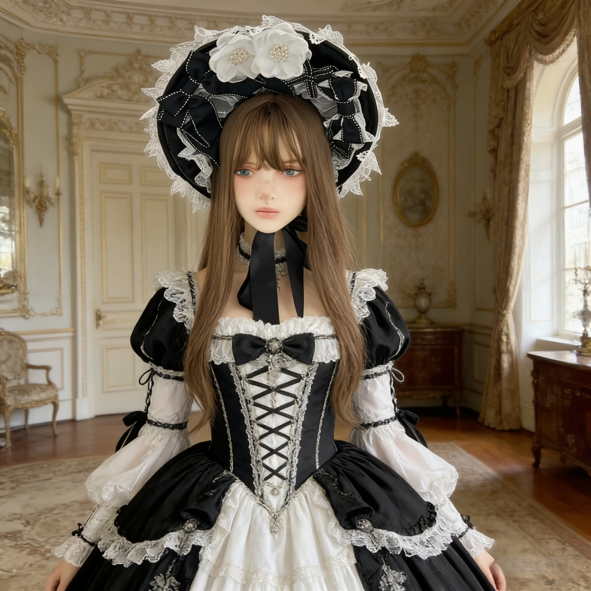 Victorian Lace Bonnet Hat Head – Women'S Victorian Era Accessories Bewertung und Preis