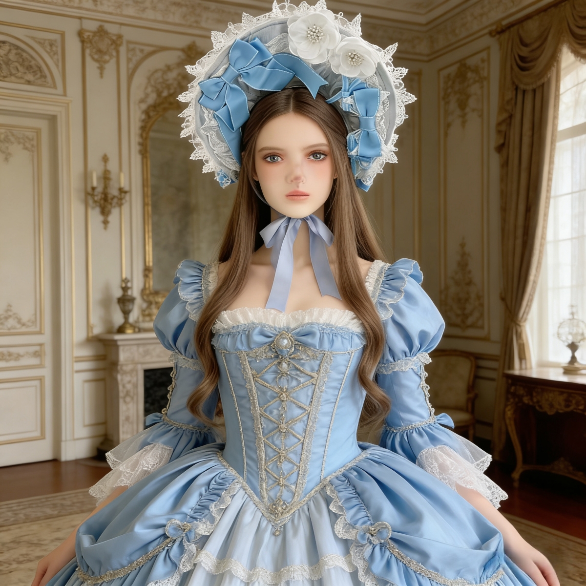 Victorian Lace Bonnet Hat Head – Women'S Victorian Era Accessories Bewertung und Preis