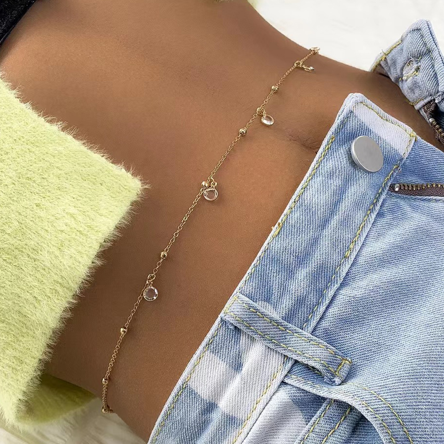 Trendy Minimalism Belly Chains – Women Accessories Dropshipping Bewertung und Preis