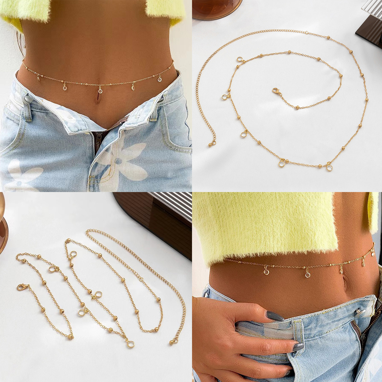 Trendy Minimalism Belly Chains – Women Accessories Dropshipping Bewertung und Preis