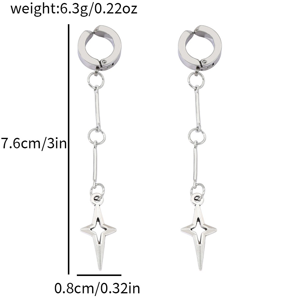 Gothic Jewelry Cross Star Drop – Women Accessories Dropshipping Bewertung und Preis