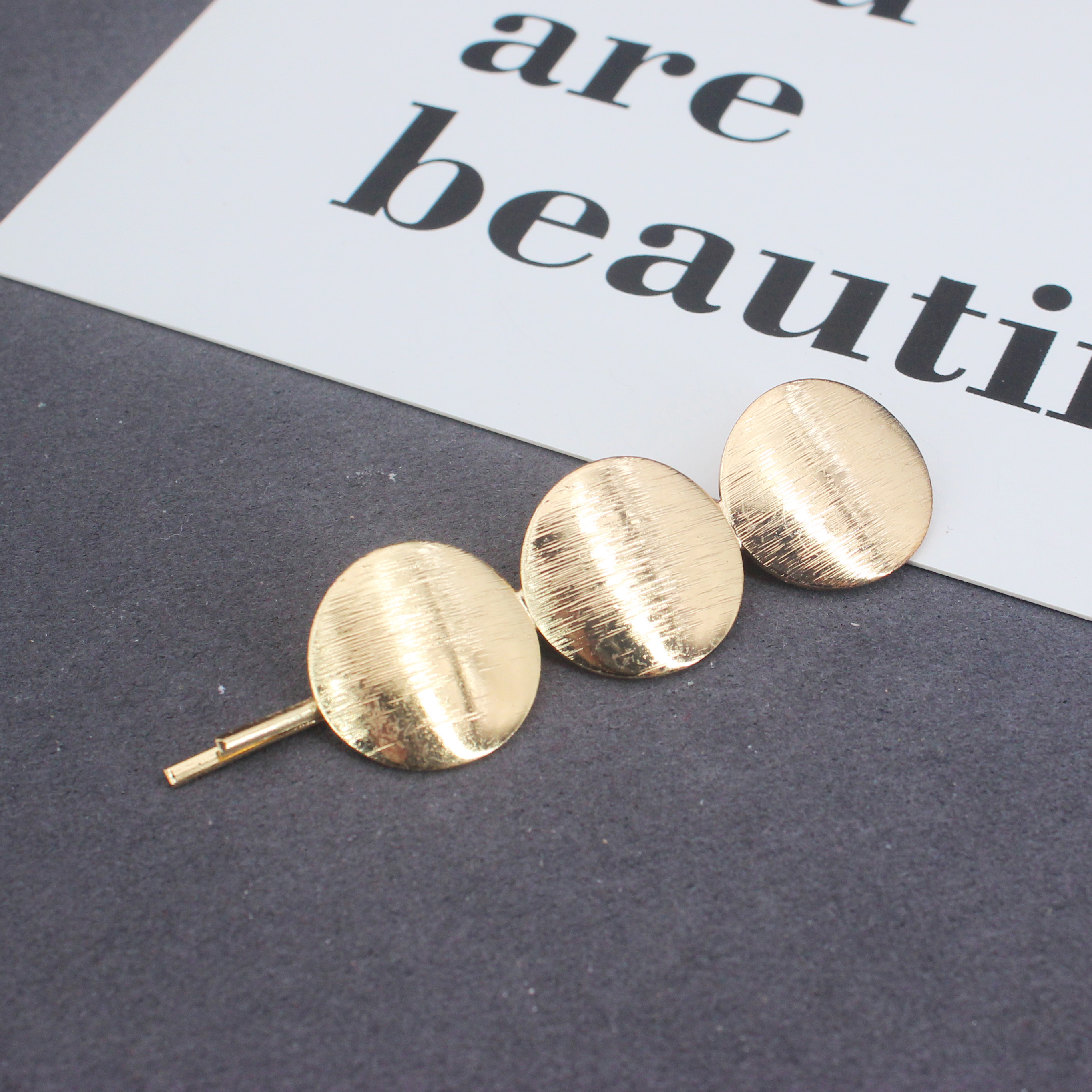 Gold Plated Metal Coin Barrett – Women Accessories Wholesale China Bewertung und Preis