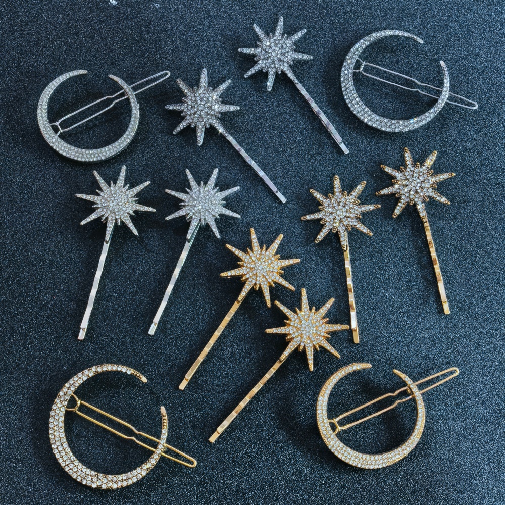 3/4 pcs set Crystal Star Hairp – Women'S Accessories List Bewertung und Preis