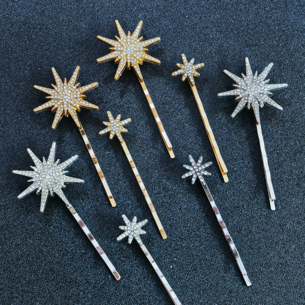 3/4 pcs set Crystal Star Hairp – Women'S Accessories List Bewertung und Preis