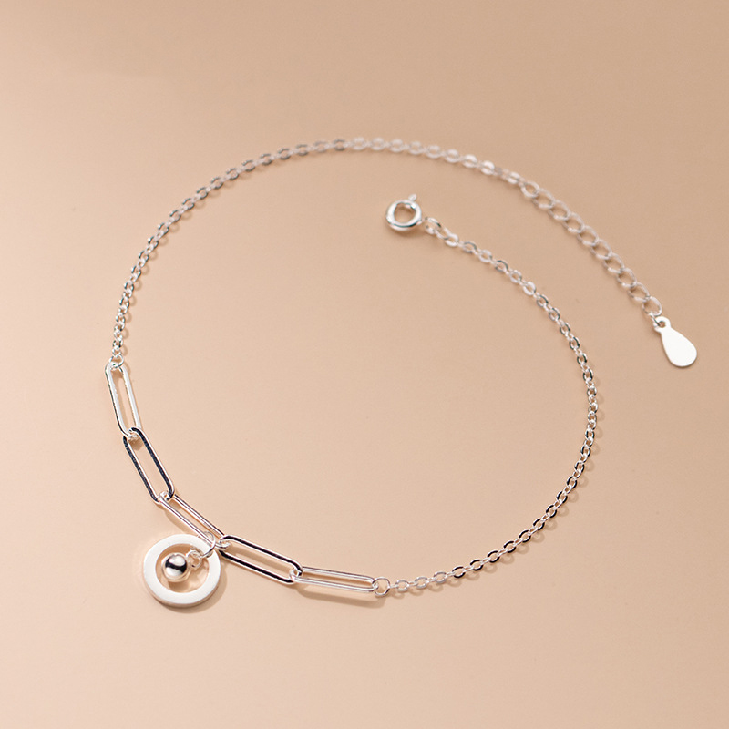 Anklets Silver 925 Fashion Wom – Beaded Anklet Chain Bewertung und Preis