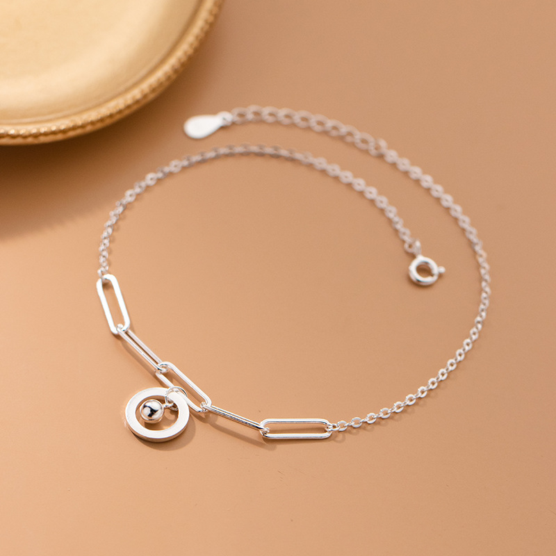 Anklets Silver 925 Fashion Wom – Beaded Anklet Chain Bewertung und Preis