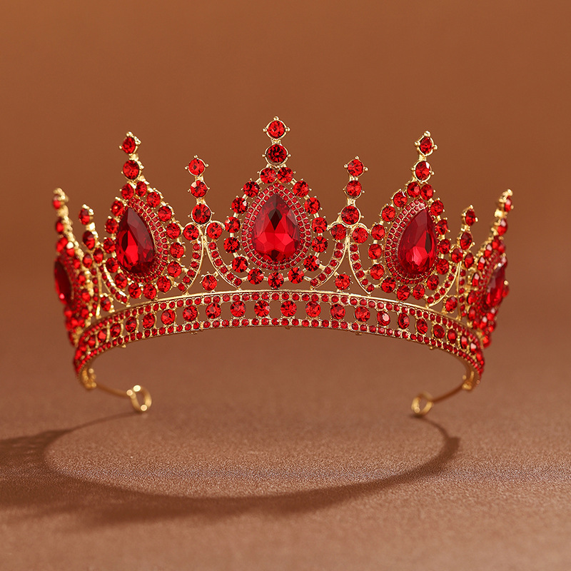 Baroque Queen Green Crown Crys – Women Accessories Dropshipping Bewertung und Preis