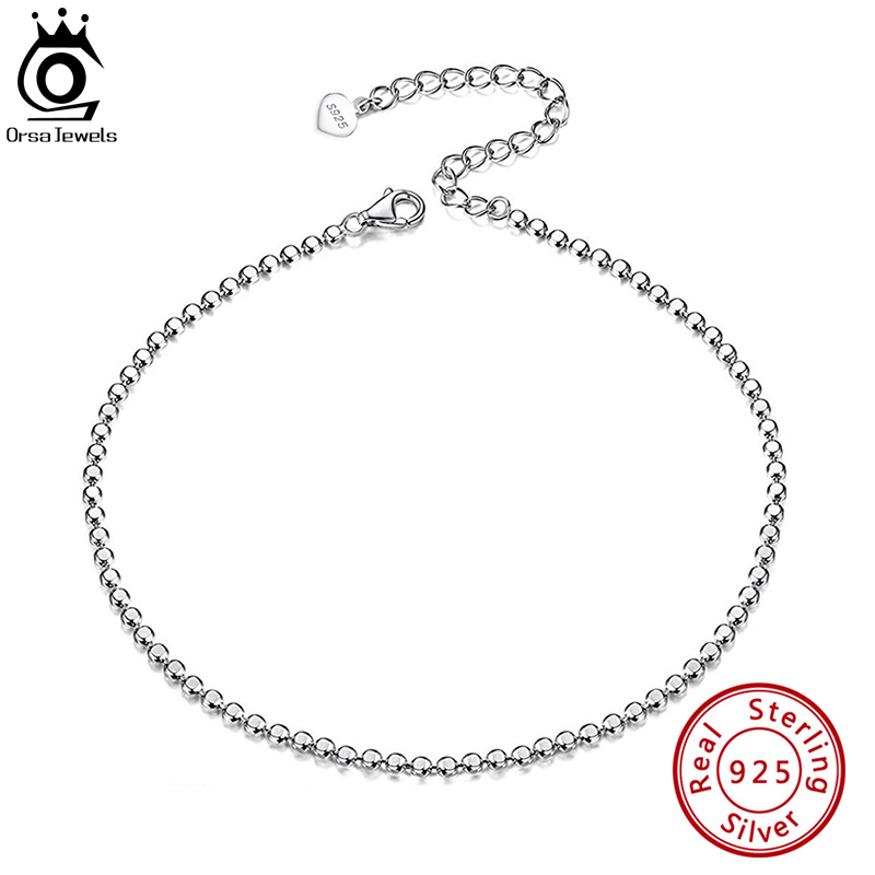 ORSA JEWELS Genuine 925 Sterli – Beaded Anklet Chain Bewertung und Preis