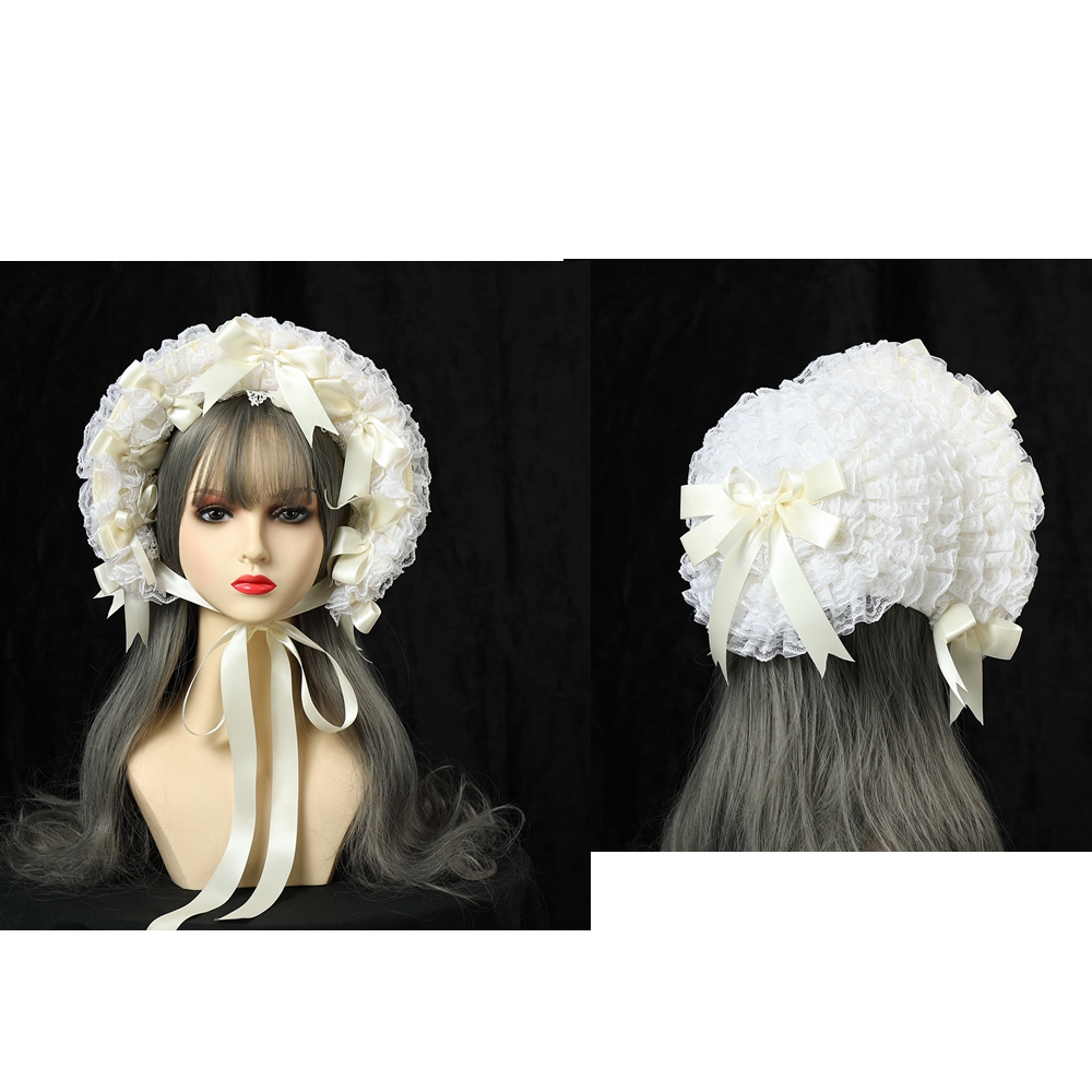 Lolita Lace Bonnet Hat Women G – Women'S Victorian Era Accessories Bewertung und Preis