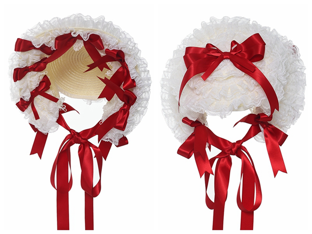 Lolita Lace Bonnet Hat Women G – Women'S Victorian Era Accessories Bewertung und Preis
