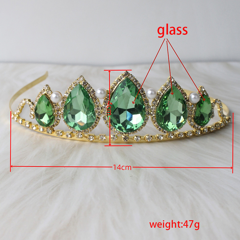 Green Water Drop Rhinestone Cr – Women Accessories Dropshipping Bewertung und Preis